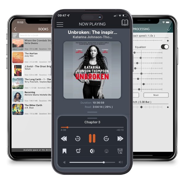 Download fo free audiobook Unbroken: The inspirational memoir from the double-world champion and Olympic silver medallist by Katarina Johnson-Thompson and listen anywhere on your iOS devices in the ListenBook app.