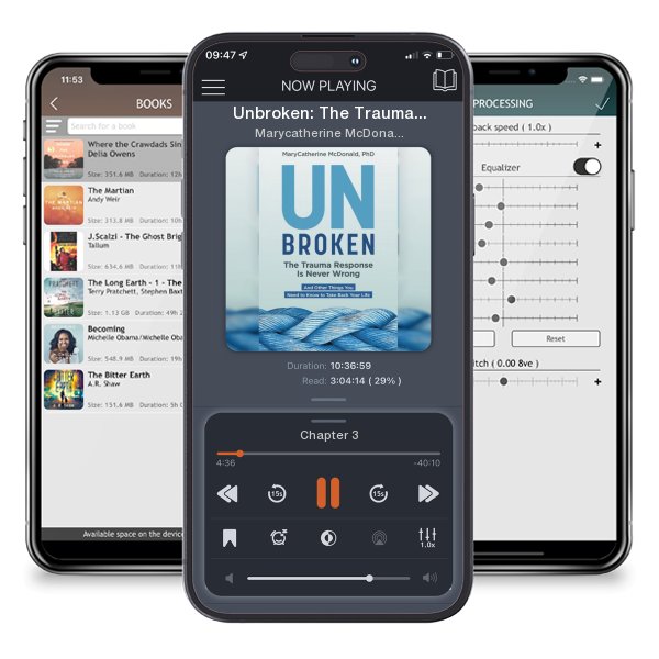 Download fo free audiobook Unbroken: The Trauma Response Is Never Wrong: And Other... by Marycatherine McDonald and listen anywhere on your iOS devices in the ListenBook app.
