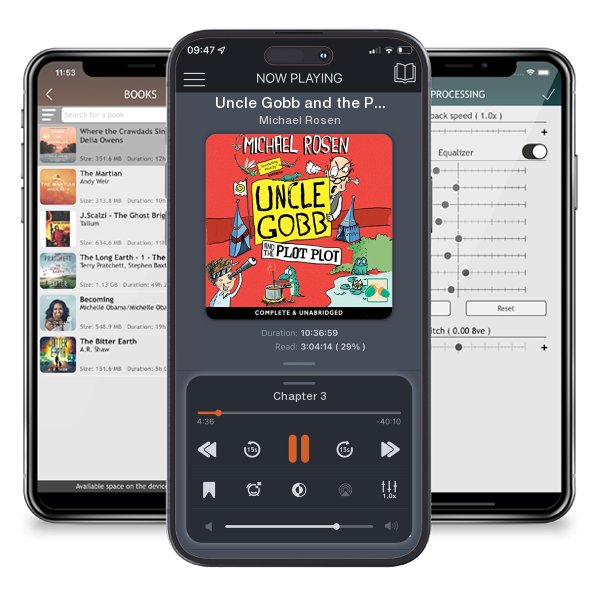 Download fo free audiobook Uncle Gobb and the Plot Plot by Michael Rosen and listen anywhere on your iOS devices in the ListenBook app.