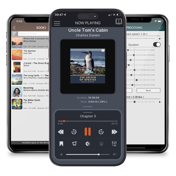 Download fo free audiobook Uncle Tom's Cabin by Charles Darwin and listen anywhere on your iOS devices in the ListenBook app.