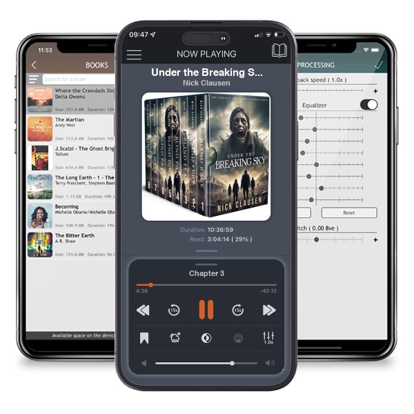 Download fo free audiobook Under the Breaking Sky: The Complete Apocalyptic Horror Series by Nick Clausen and listen anywhere on your iOS devices in the ListenBook app.
