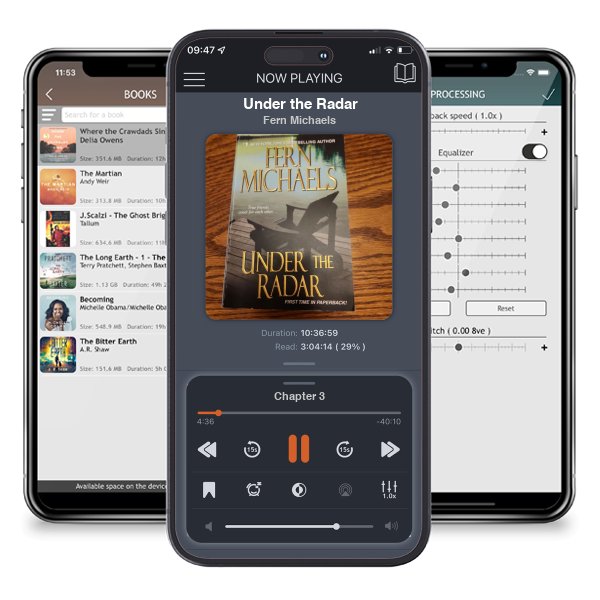 Download fo free audiobook Under the Radar by Fern Michaels and listen anywhere on your iOS devices in the ListenBook app.