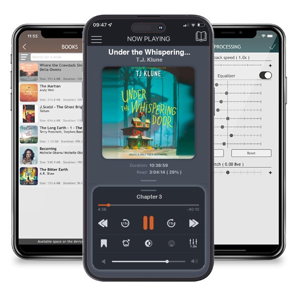Download fo free audiobook Under the Whispering Door by T.J. Klune and listen anywhere on your iOS devices in the ListenBook app.