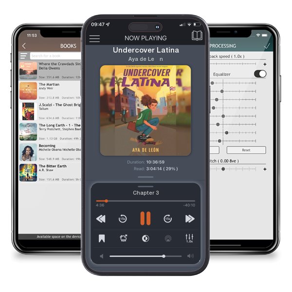 Download fo free audiobook Undercover Latina by Aya de León and listen anywhere on your iOS devices in the ListenBook app.