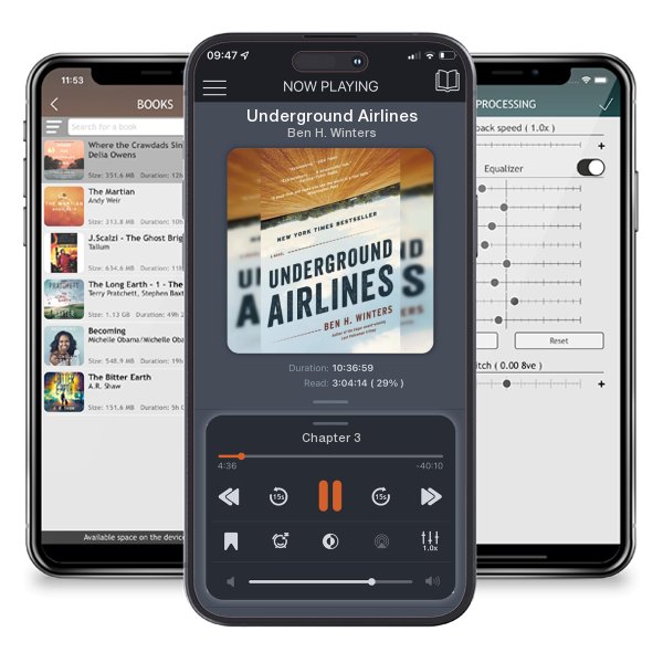 Download fo free audiobook Underground Airlines by Ben H. Winters and listen anywhere on your iOS devices in the ListenBook app.