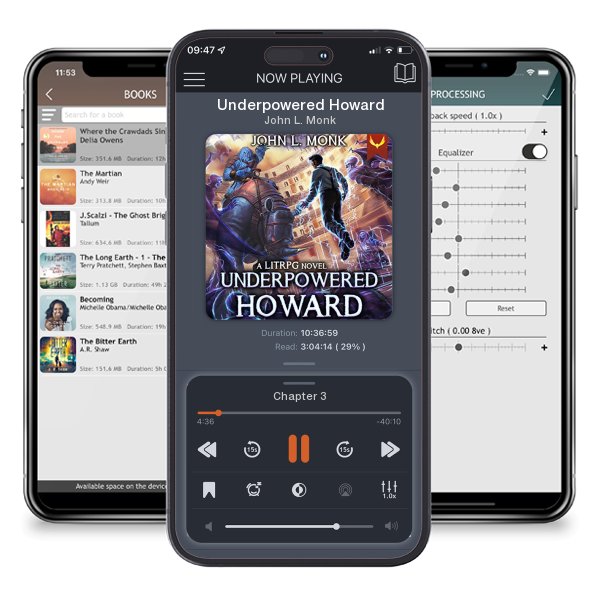 Download fo free audiobook Underpowered Howard by John L. Monk and listen anywhere on your iOS devices in the ListenBook app.