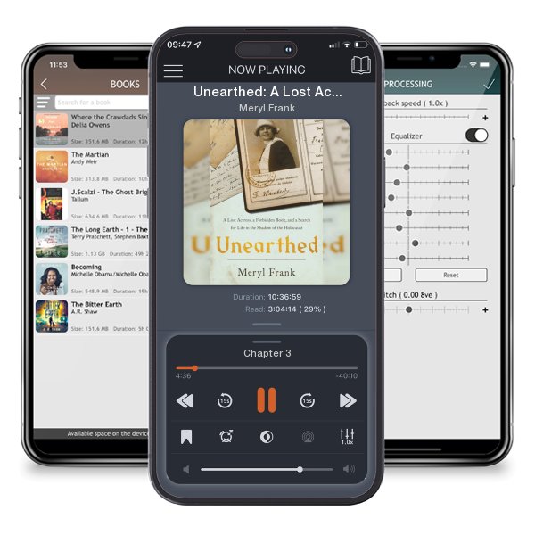 Download fo free audiobook Unearthed: A Lost Actress, a Forbidden Book, and a Search for... by Meryl Frank and listen anywhere on your iOS devices in the ListenBook app.