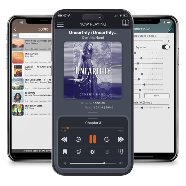Download fo free audiobook Unearthly (Unearthly, #1) by Cynthia Hand and listen anywhere on your iOS devices in the ListenBook app.
