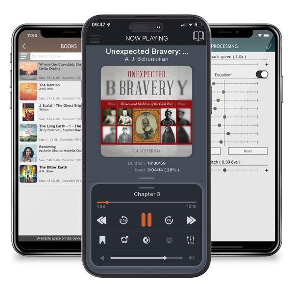 Download fo free audiobook Unexpected Bravery: Women and Children of the Civil War by A. J. Schenkman and listen anywhere on your iOS devices in the ListenBook app.