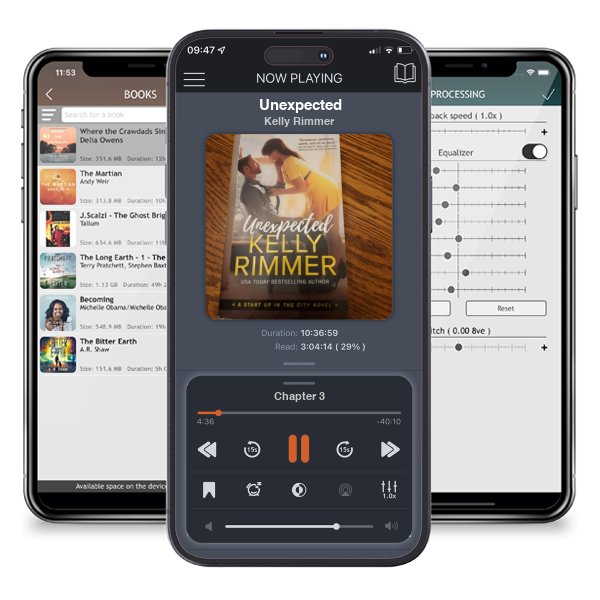 Download fo free audiobook Unexpected by Kelly Rimmer and listen anywhere on your iOS devices in the ListenBook app.