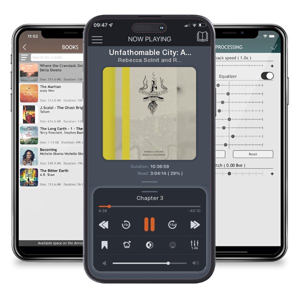 Download fo free audiobook Unfathomable City: A New Orleans Atlas by Rebecca Solnit and Rebecca Snedeker and listen anywhere on your iOS devices in the ListenBook app.