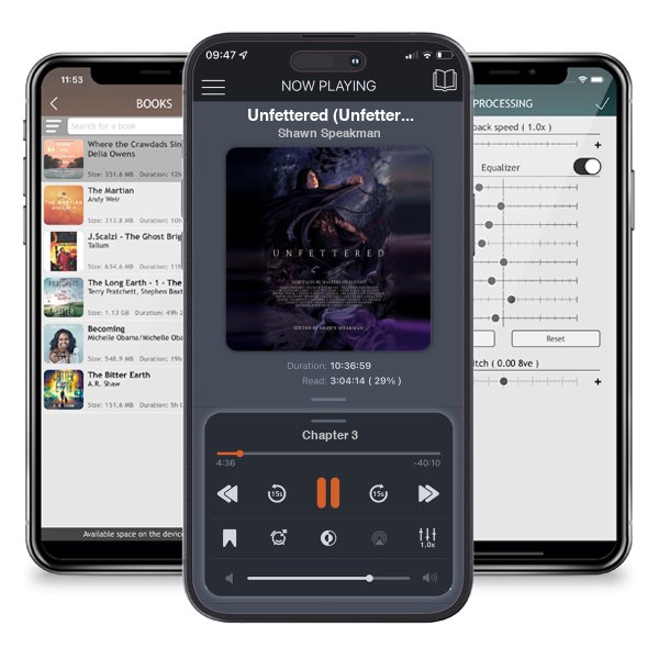 Download fo free audiobook Unfettered (Unfettered, #1) by Shawn Speakman and listen anywhere on your iOS devices in the ListenBook app.