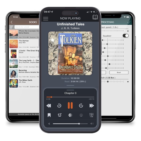 Download fo free audiobook Unfinished Tales by J. R. R. Tolkien and listen anywhere on your iOS devices in the ListenBook app.