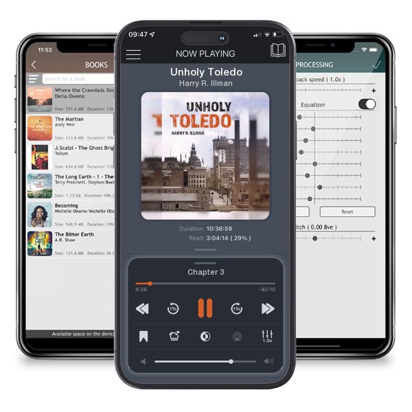 Download fo free audiobook Unholy Toledo by Harry R. Illman and listen anywhere on your iOS devices in the ListenBook app.