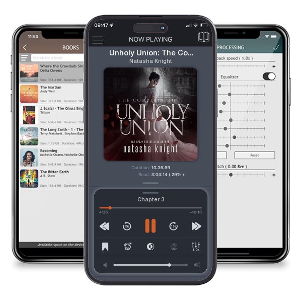 Download fo free audiobook Unholy Union: The Complete Duet by Natasha Knight and listen anywhere on your iOS devices in the ListenBook app.