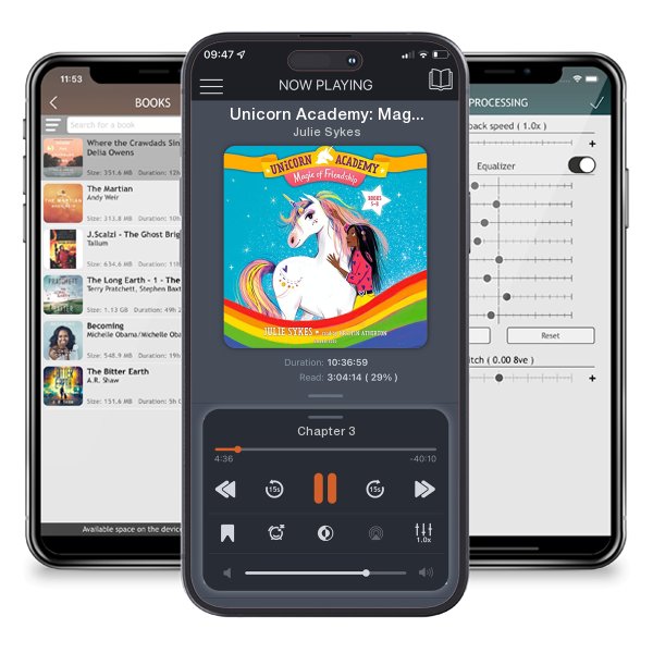 Download fo free audiobook Unicorn Academy: Magic of Friendship Audio Set by Julie Sykes and listen anywhere on your iOS devices in the ListenBook app.