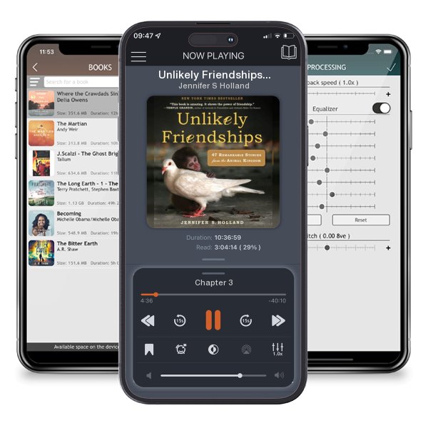 Download fo free audiobook Unlikely Friendships: 47 Remarkable Stories from the Animal... by Jennifer S Holland and listen anywhere on your iOS devices in the ListenBook app.