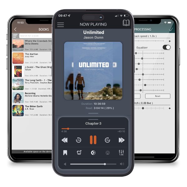 Download fo free audiobook Unlimited by Jason Dunn and listen anywhere on your iOS devices in the ListenBook app.