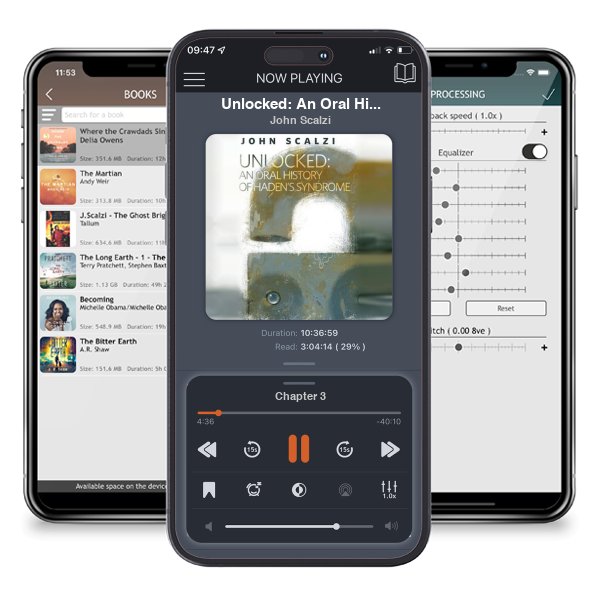 Download fo free audiobook Unlocked: An Oral History of Haden\'s Syndrome (Lock In, #0.5) by John Scalzi and listen anywhere on your iOS devices in the ListenBook app.