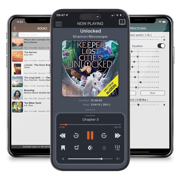 Download fo free audiobook Unlocked by Shannon Messenger and listen anywhere on your iOS devices in the ListenBook app.