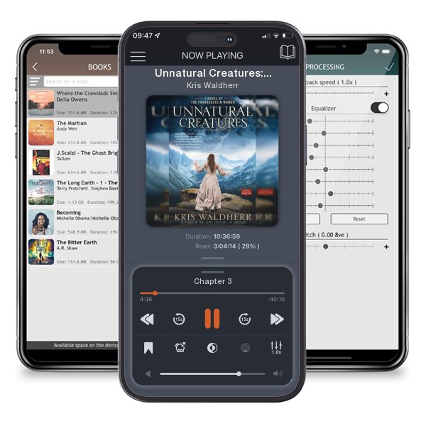 Download fo free audiobook Unnatural Creatures: A Novel of the Frankenstein Women by Kris Waldherr and listen anywhere on your iOS devices in the ListenBook app.