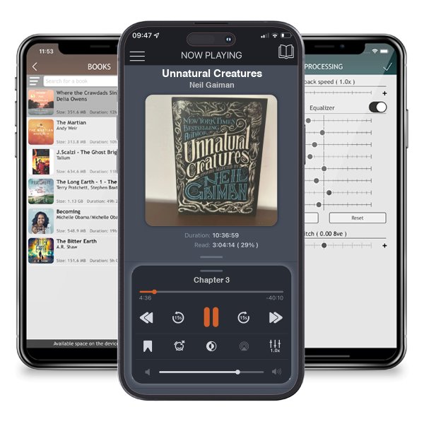 Download fo free audiobook Unnatural Creatures by Neil Gaiman and listen anywhere on your iOS devices in the ListenBook app.