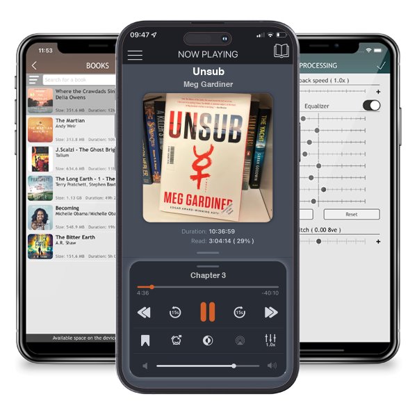 Download fo free audiobook Unsub by Meg Gardiner and listen anywhere on your iOS devices in the ListenBook app.