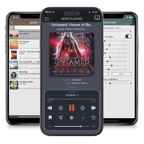 Download fo free audiobook Untamed: House of Berserkers by Lacey Carter Andersen and listen anywhere on your iOS devices in the ListenBook app.