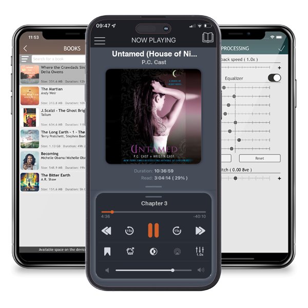 Download fo free audiobook Untamed (House of Night, #4) by P.C. Cast and listen anywhere on your iOS devices in the ListenBook app.