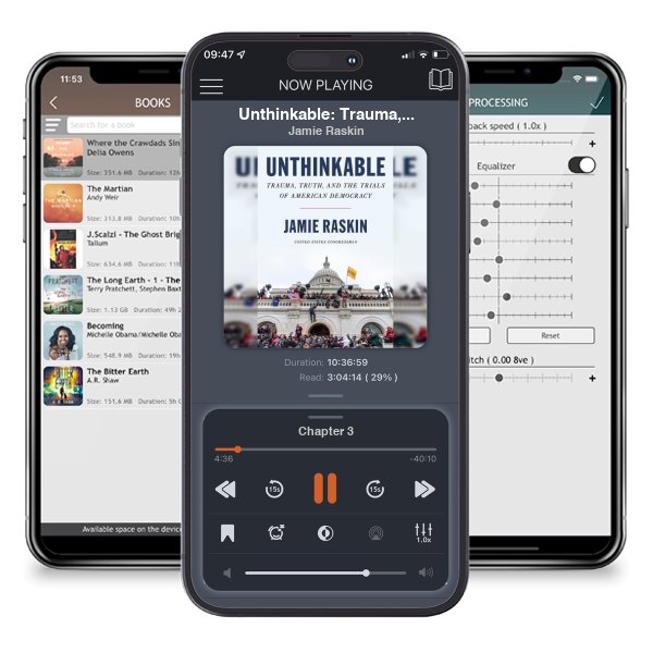 Download fo free audiobook Unthinkable: Trauma, Truth, and the Trials of American Democracy by Jamie Raskin and listen anywhere on your iOS devices in the ListenBook app.