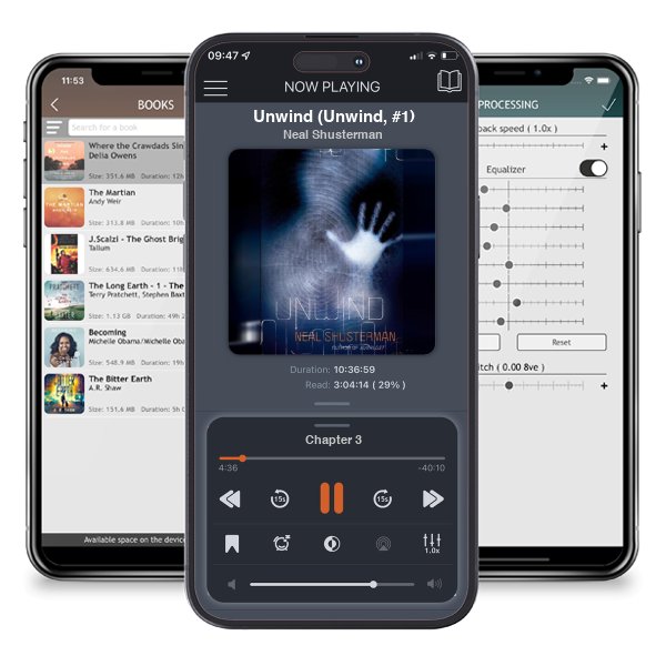 Download fo free audiobook Unwind (Unwind, #1) by Neal Shusterman and listen anywhere on your iOS devices in the ListenBook app.
