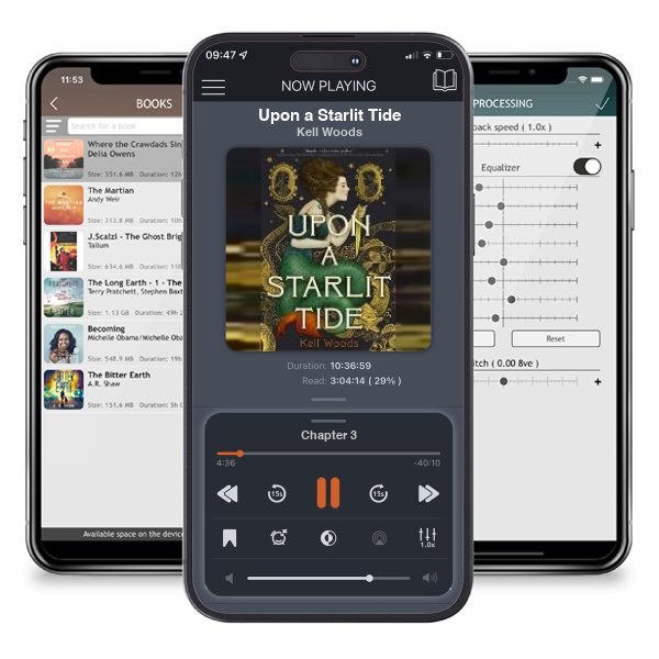 Download fo free audiobook Upon a Starlit Tide by Kell Woods and listen anywhere on your iOS devices in the ListenBook app.