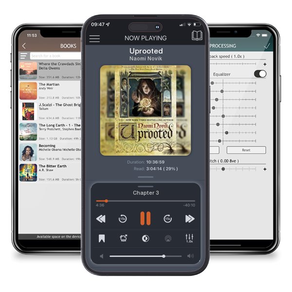 Download fo free audiobook Uprooted by Naomi Novik and listen anywhere on your iOS devices in the ListenBook app.