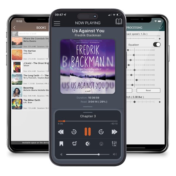 Download fo free audiobook Us Against You by Fredrik Backman and listen anywhere on your iOS devices in the ListenBook app.
