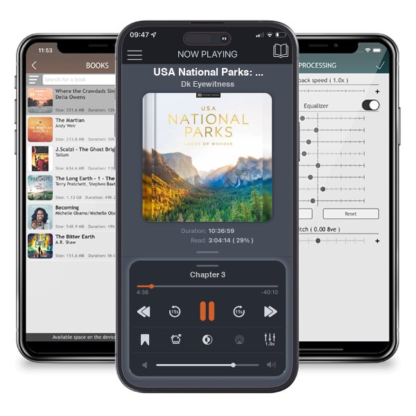 Download fo free audiobook USA National Parks: Lands of Wonder by Dk Eyewitness and listen anywhere on your iOS devices in the ListenBook app.