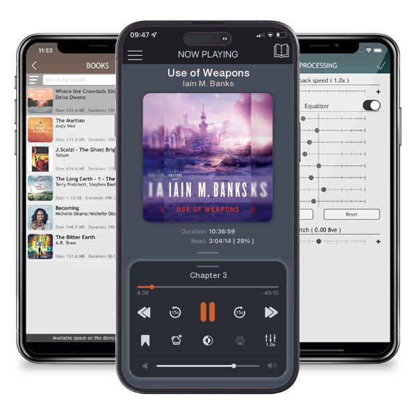 Download fo free audiobook Use of Weapons by Iain M. Banks and listen anywhere on your iOS devices in the ListenBook app.