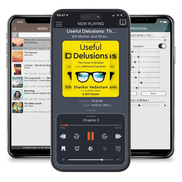 Download fo free audiobook Useful Delusions: The Power and Paradox of the Self-Deceiving... by Bill Mesler and Shankar Vedantam and listen anywhere on your iOS devices in the ListenBook app.