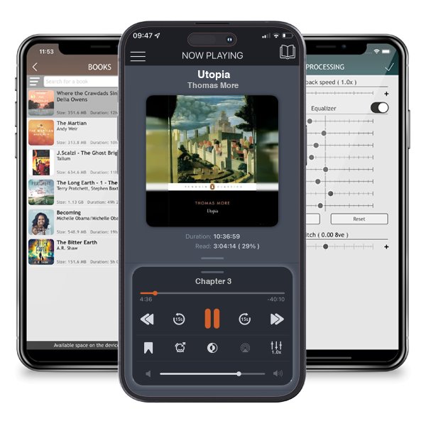 Download fo free audiobook Utopia by Thomas More and listen anywhere on your iOS devices in the ListenBook app.