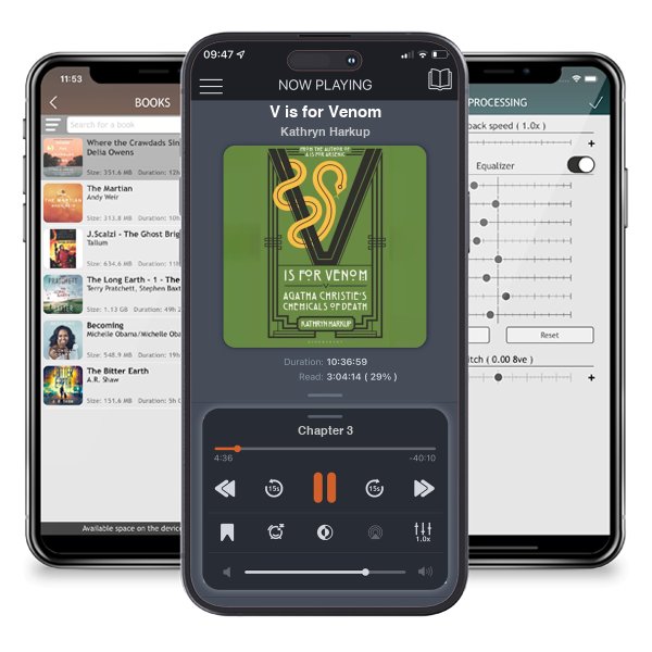 Download fo free audiobook V is for Venom by Kathryn Harkup and listen anywhere on your iOS devices in the ListenBook app.