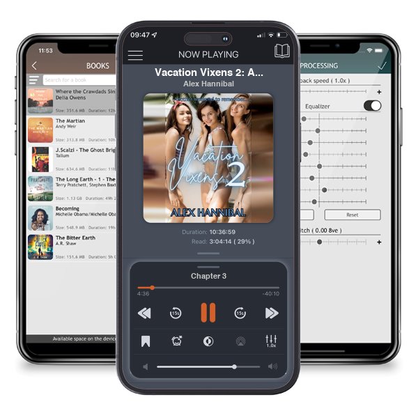 Download fo free audiobook Vacation Vixens 2: A Harem Erotica Novella by Alex Hannibal and listen anywhere on your iOS devices in the ListenBook app.
