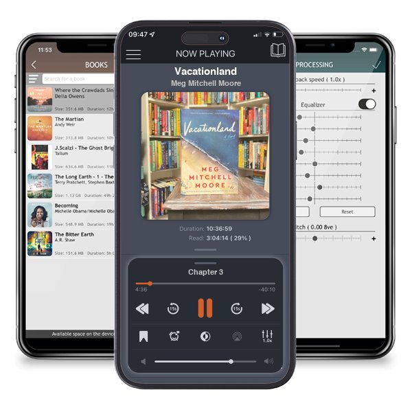 Download fo free audiobook Vacationland by Meg Mitchell Moore and listen anywhere on your iOS devices in the ListenBook app.