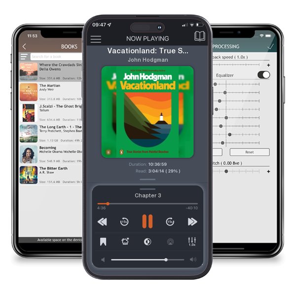 Download fo free audiobook Vacationland: True Stories from Painful Beaches by John Hodgman and listen anywhere on your iOS devices in the ListenBook app.