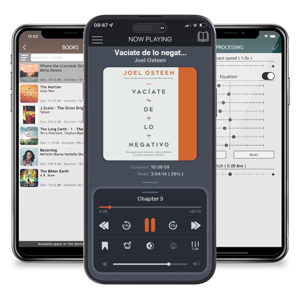 Descargar audiolibro gratis Vacíate de lo negativo: Haz espacio para más gozo, mayor confianza y nuevos niveles de influencia by Joel Osteen y escuchar en cualquier lugar en sus dispositivos iOS en la aplicación ListenBook.