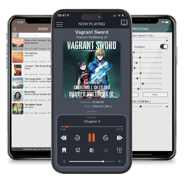 Download fo free audiobook Vagrant Sword by Darren Hultberg Jr and listen anywhere on your iOS devices in the ListenBook app.