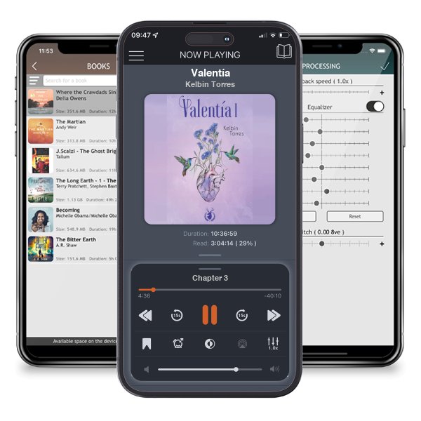 Descargar audiolibro gratis Valentía by Kelbin Torres y escuchar en cualquier lugar en sus dispositivos iOS en la aplicación ListenBook.