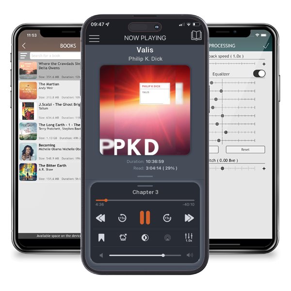 Download fo free audiobook Valis by Philip K. Dick and listen anywhere on your iOS devices in the ListenBook app.