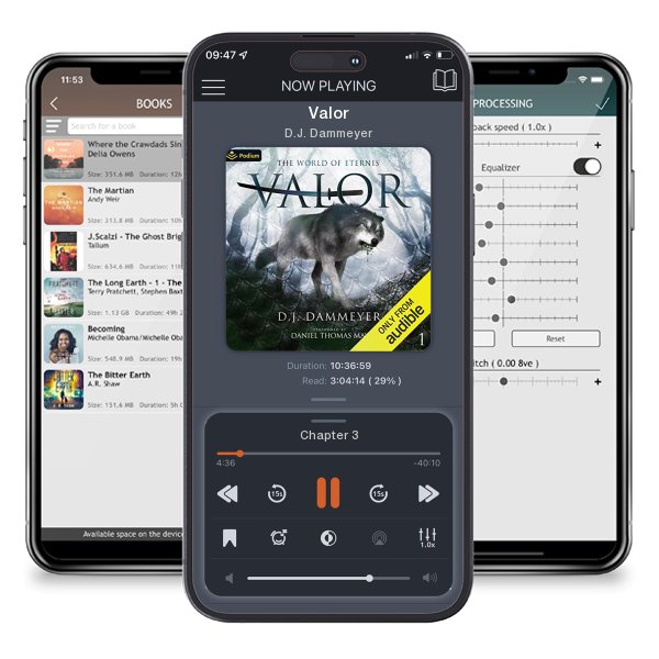 Download fo free audiobook Valor by D.J. Dammeyer and listen anywhere on your iOS devices in the ListenBook app.