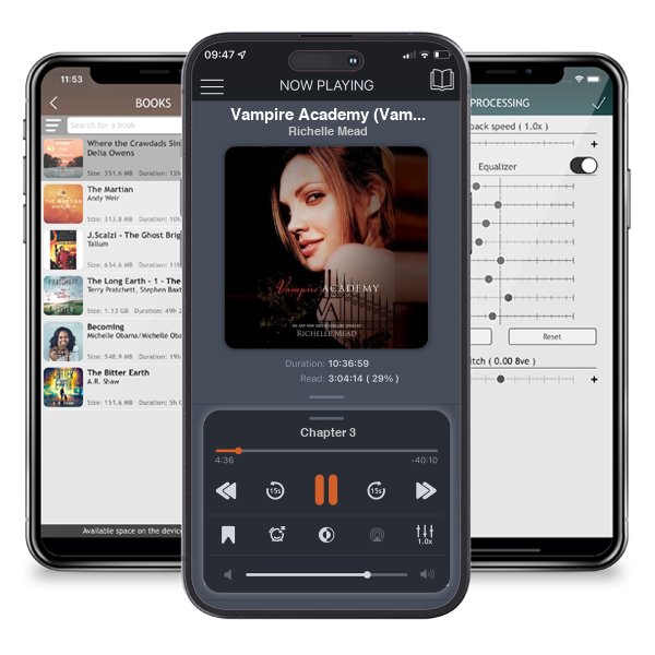 Download fo free audiobook Vampire Academy (Vampire Academy, #1) by Richelle Mead and listen anywhere on your iOS devices in the ListenBook app.
