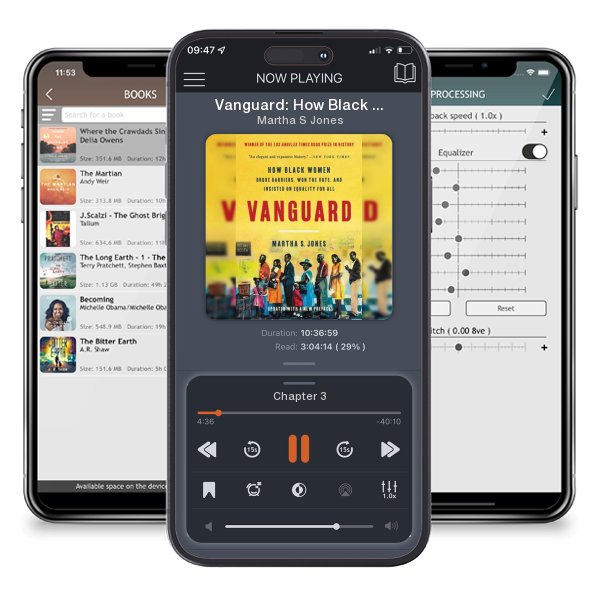 Download fo free audiobook Vanguard: How Black Women Broke Barriers, Won the Vote, and... by Martha S Jones and listen anywhere on your iOS devices in the ListenBook app.