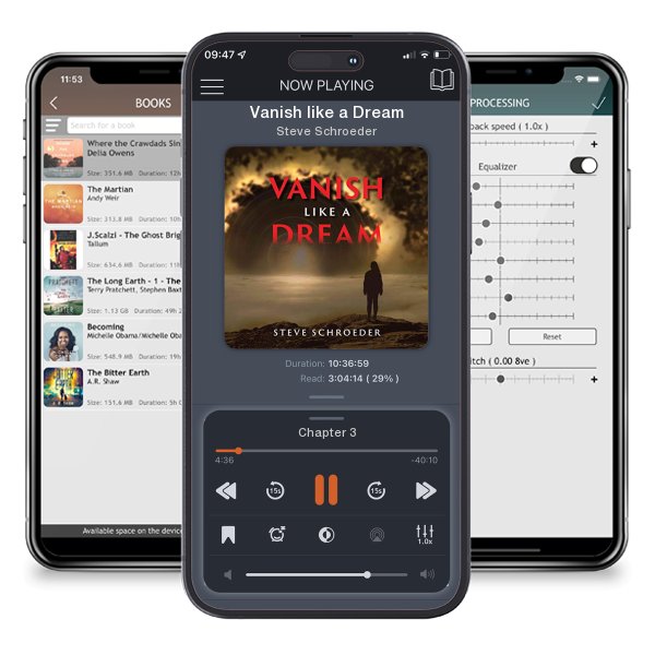 Download fo free audiobook Vanish like a Dream by Steve Schroeder and listen anywhere on your iOS devices in the ListenBook app.